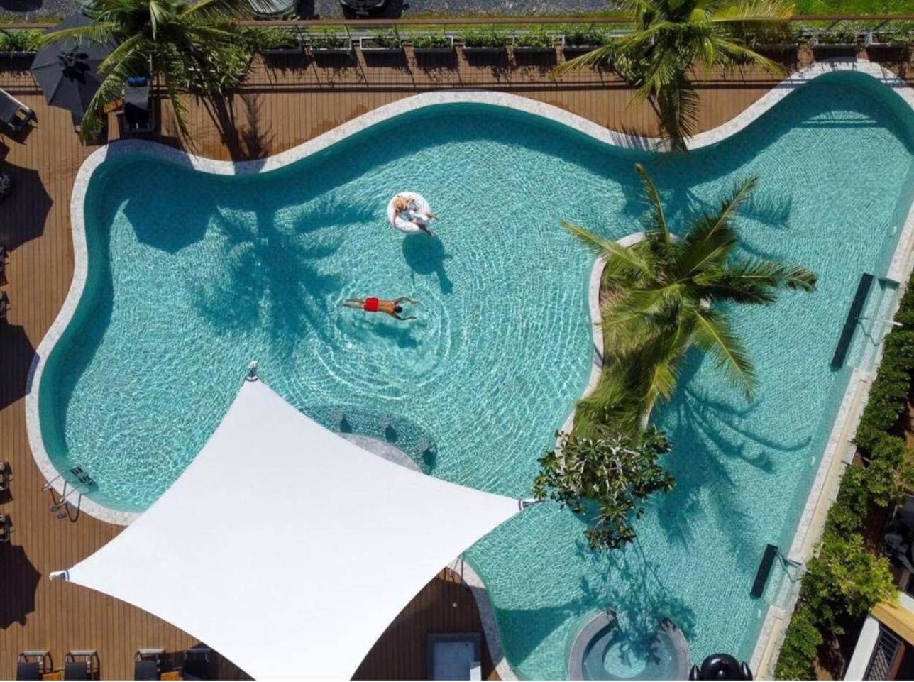 Skyview Resort Phuket Patong Beach Extérieur photo Aerial view of the pool at the Hotel